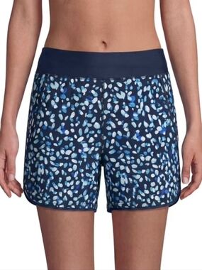 Lands' End Blue Board Swim Shorts Size 14